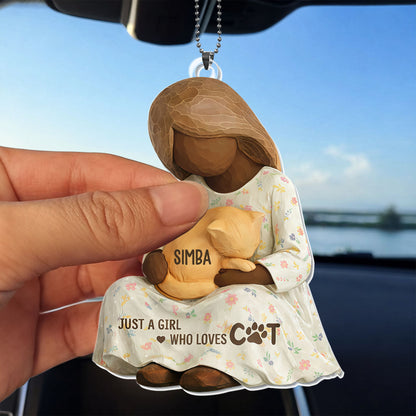 Just A Girl Who Loves Cats Ornament