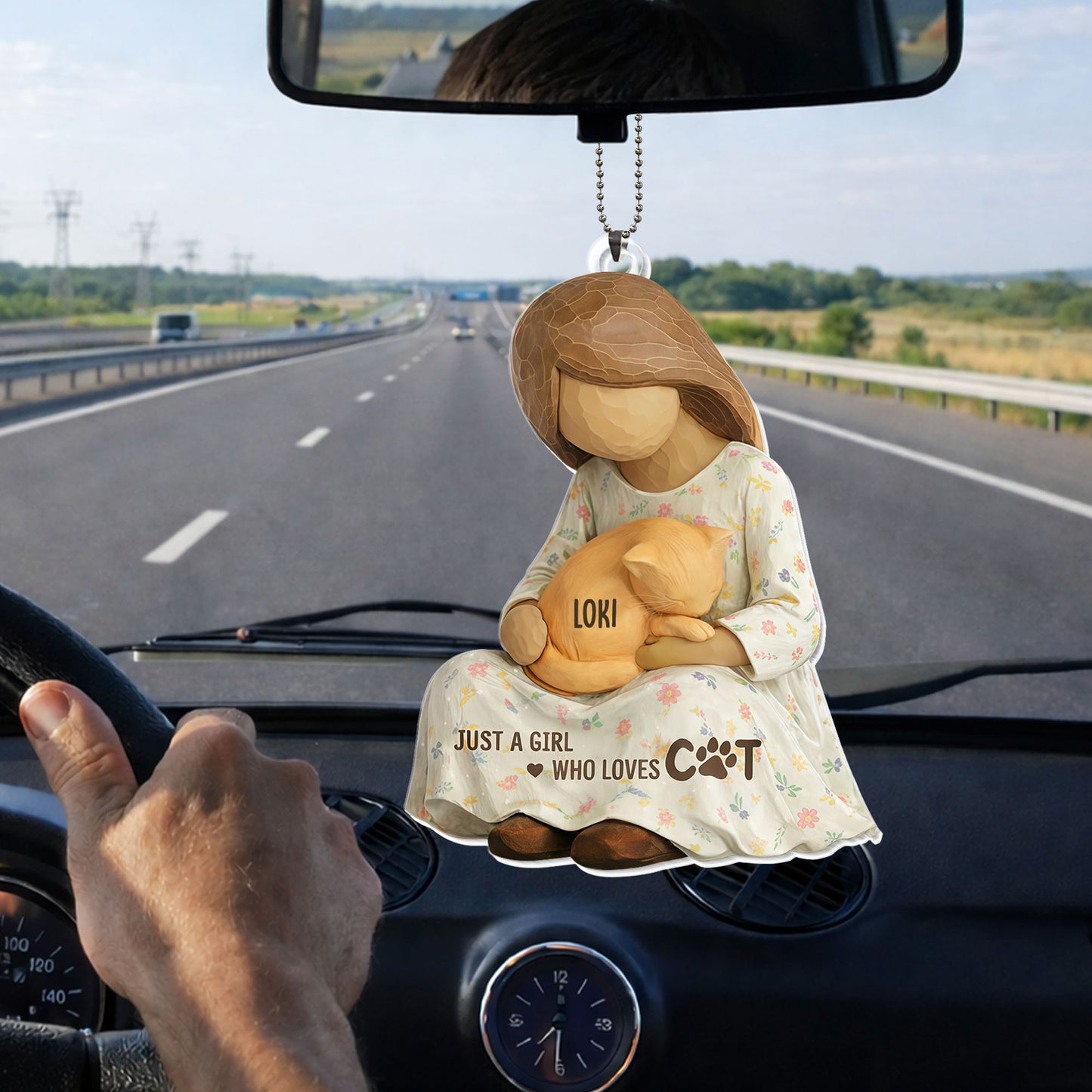 Just A Girl Who Loves Cats Ornament