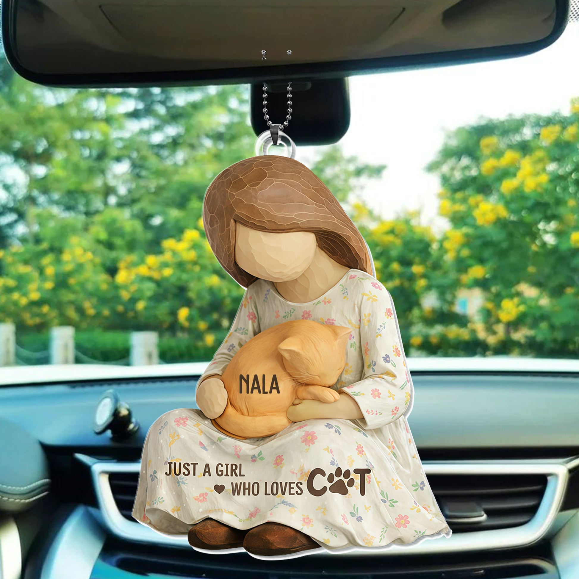 Just A Girl Who Loves Cats Ornament