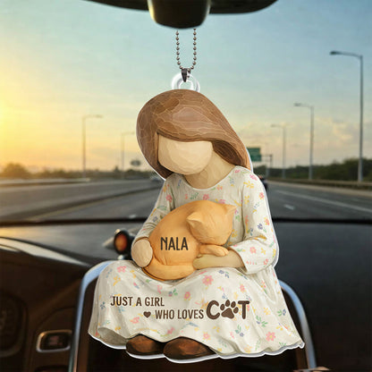 Just A Girl Who Loves Cats Ornament