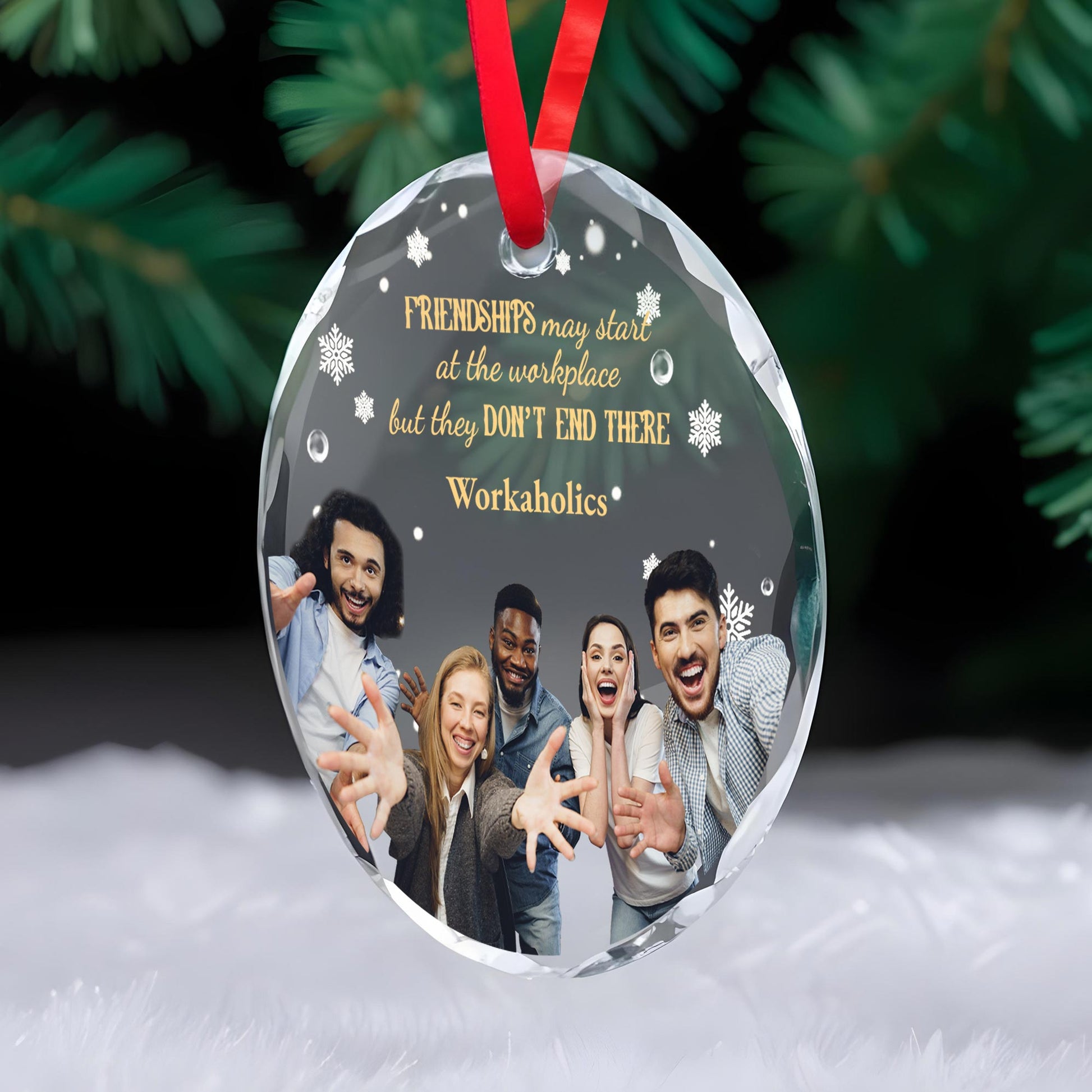 Workplace Friendships That Last Forever Ornament