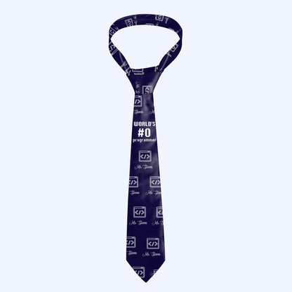 World's Number Zero Programmer Passion For Coding Tie