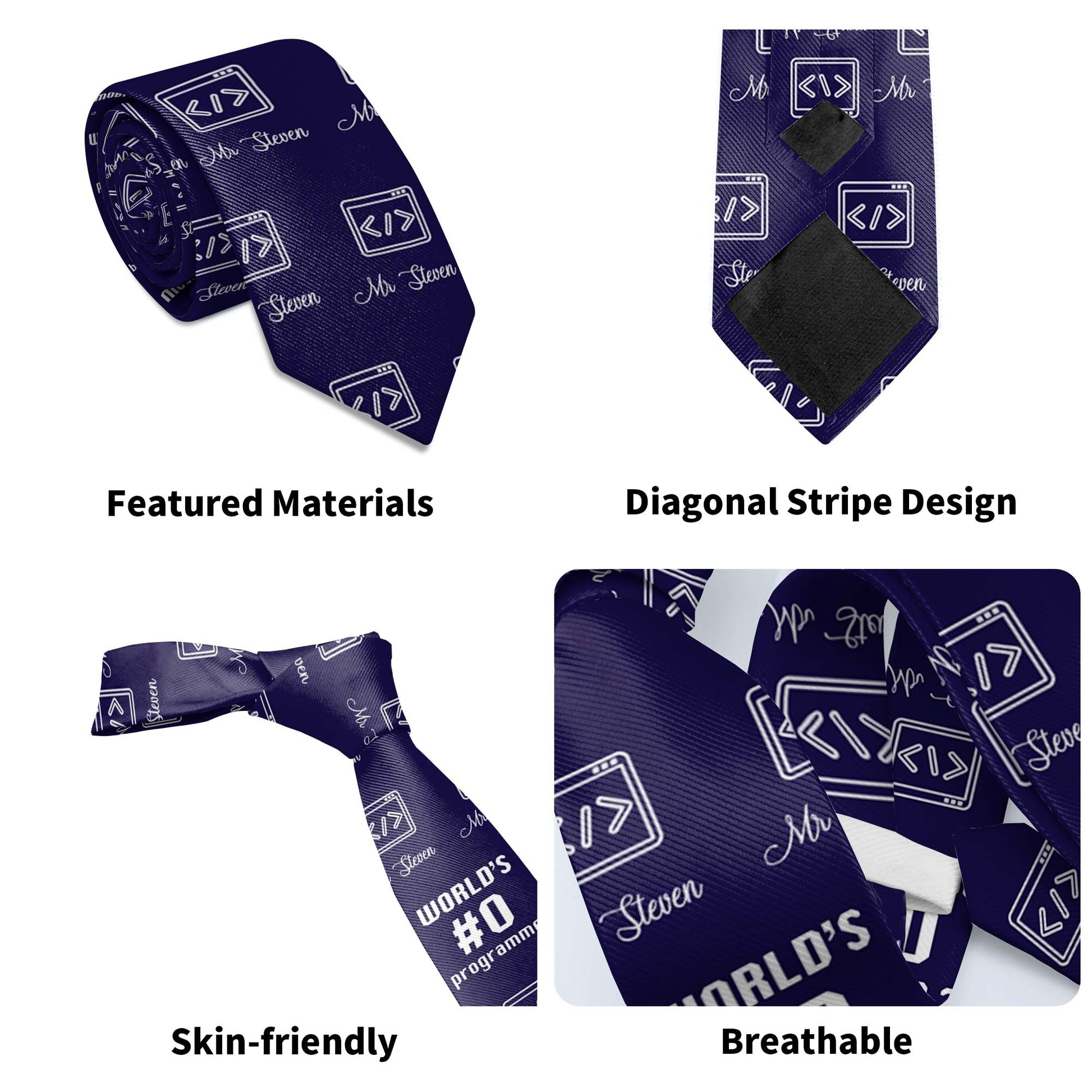 World's Number Zero Programmer Passion For Coding Tie