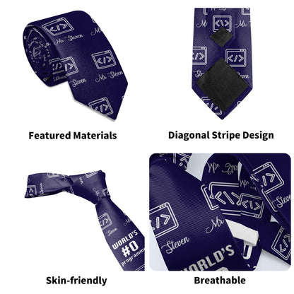 World's Number Zero Programmer Passion For Coding Tie