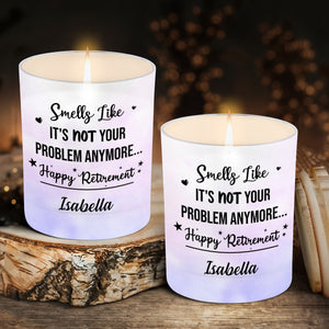 Happy Retirement Smells Like Freedom Candle