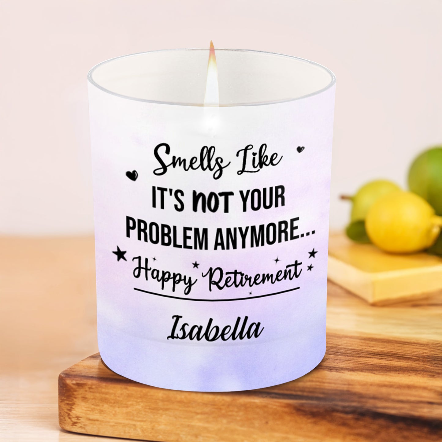 Happy Retirement Smells Like Freedom Candle