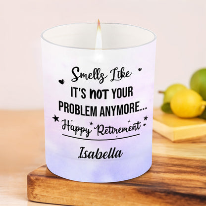 Happy Retirement Smells Like Freedom Candle