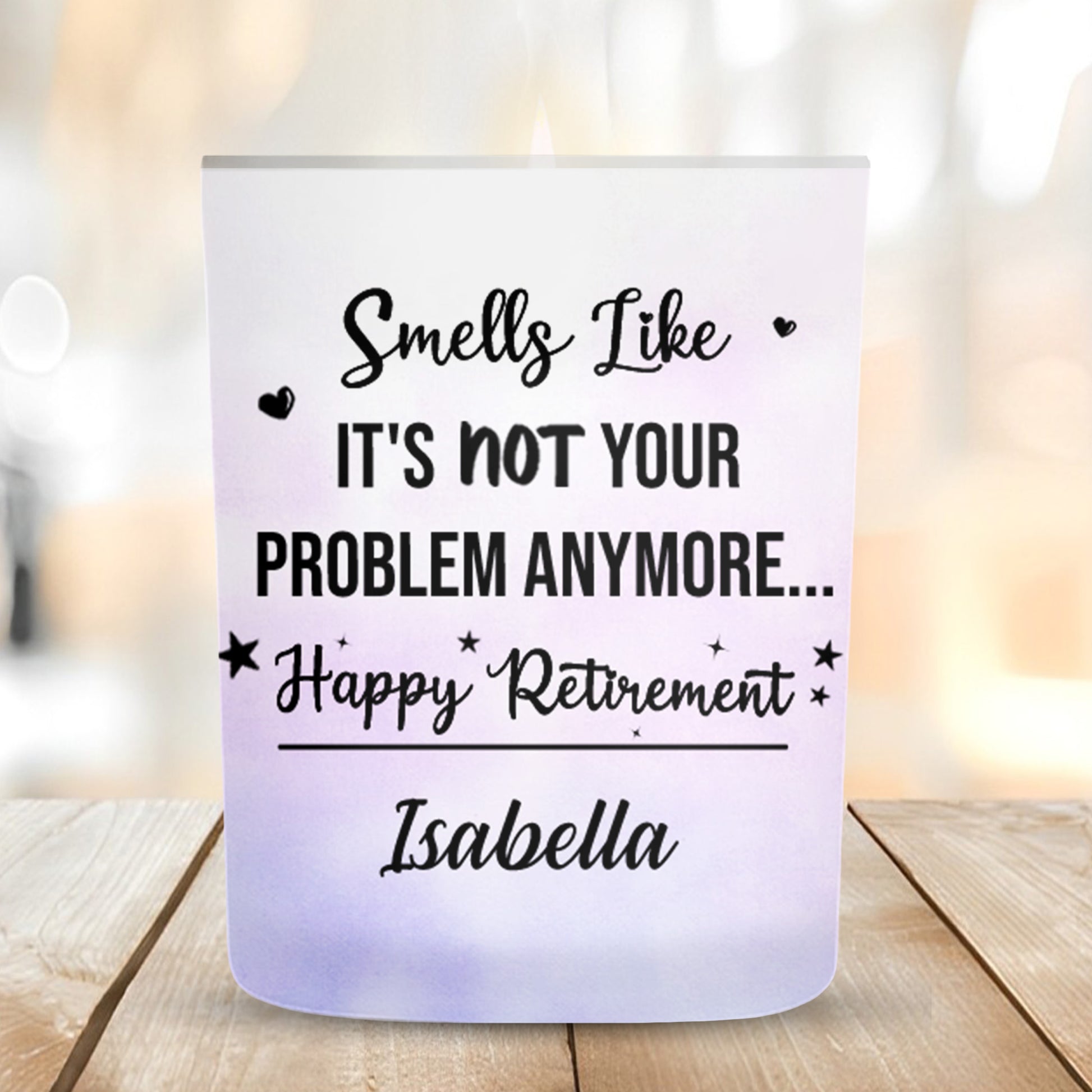 Happy Retirement Smells Like Freedom Candle