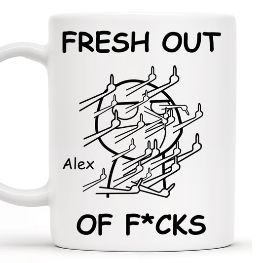 Fresh Out Of Cares Scribble Art Design