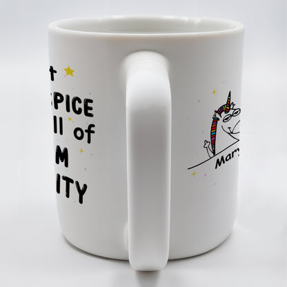 Forget Sugar & Spice Mug Featuring Unicorns & Stars
