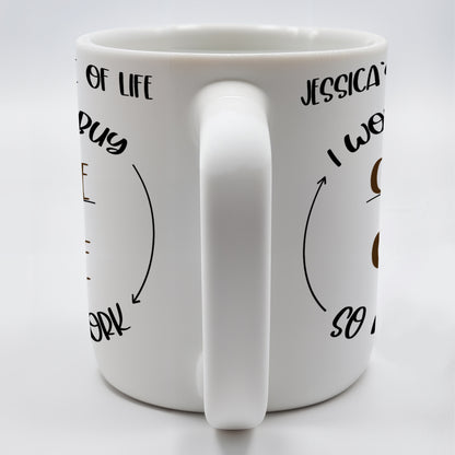 I Work To Buy Coffee, I Buy Coffee So I Can Work Mug