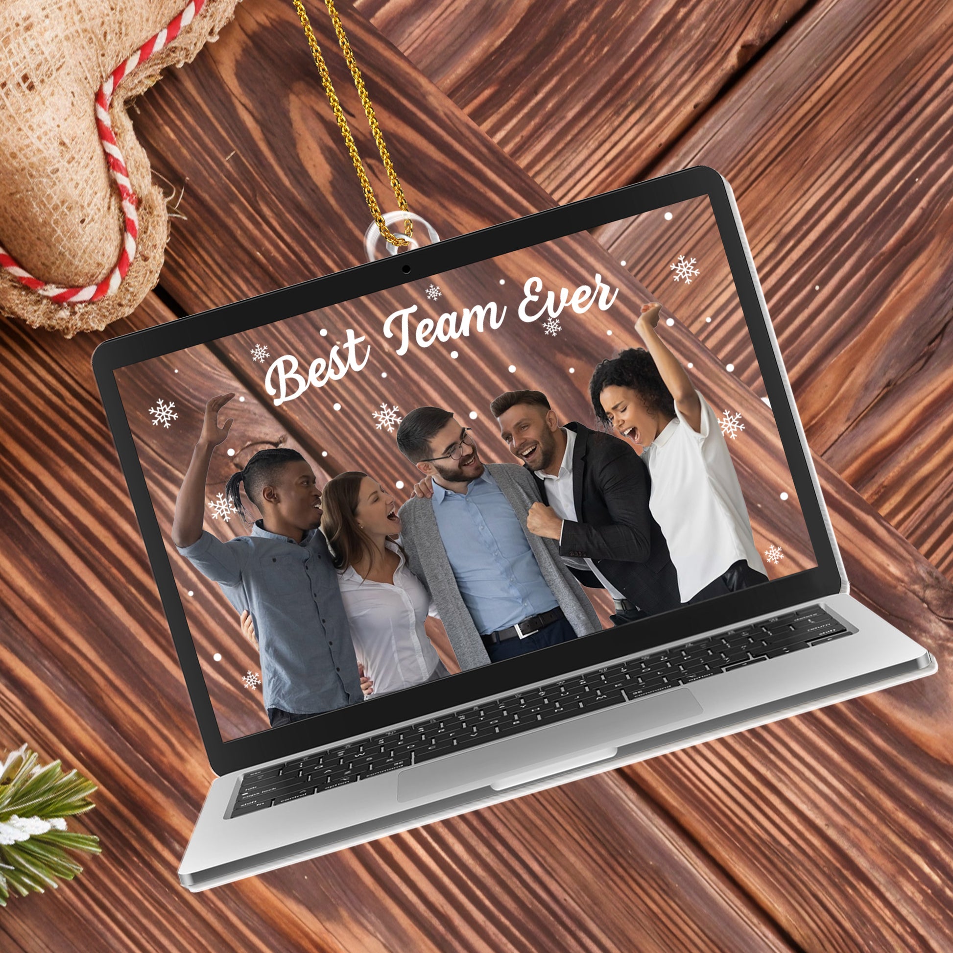 Best Team Ever Laptop Ornament