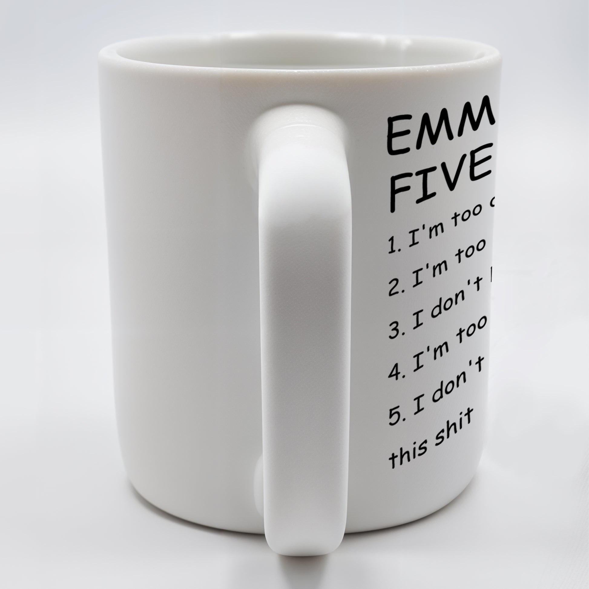 Five Moods Mug For Friends Who Are Always Over It