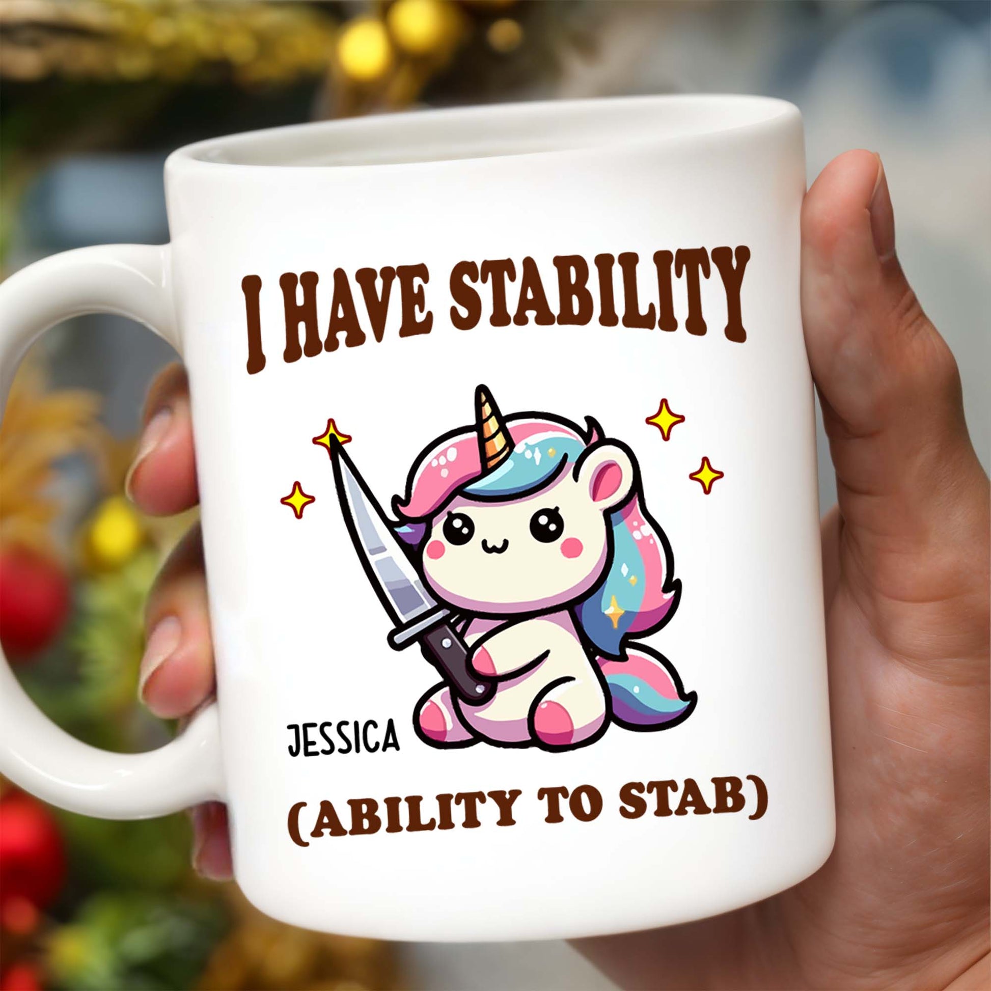 I Have Stability Ability To Stab With Cartoon Duck