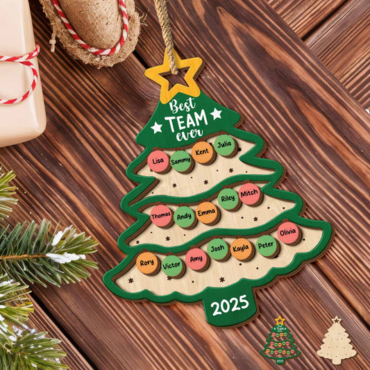Best Team Ever Christmas Tree Ornament