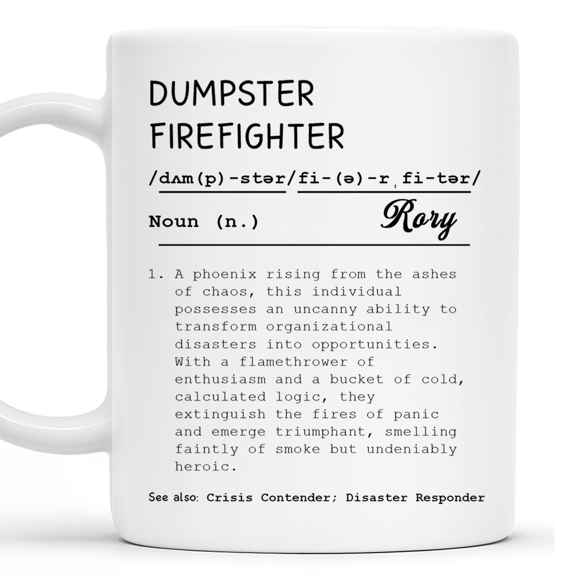 Phoenix Rising From Ashes Of Chaos Mug