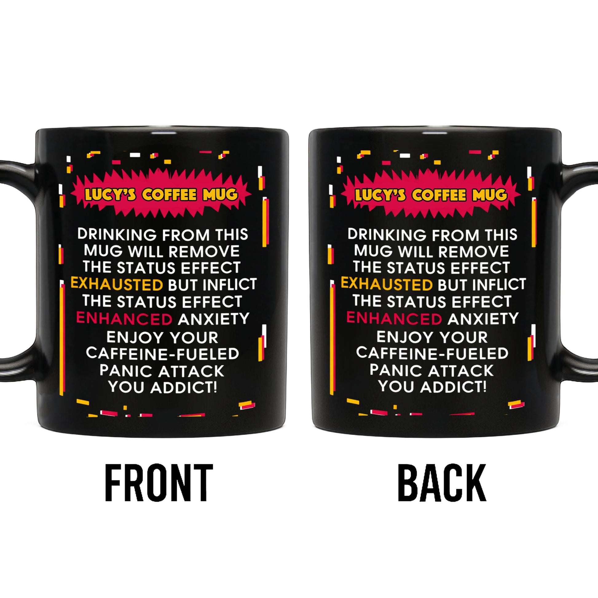 Drinking From This Mug Will Remove Exhausted Status Effect Glitch Text