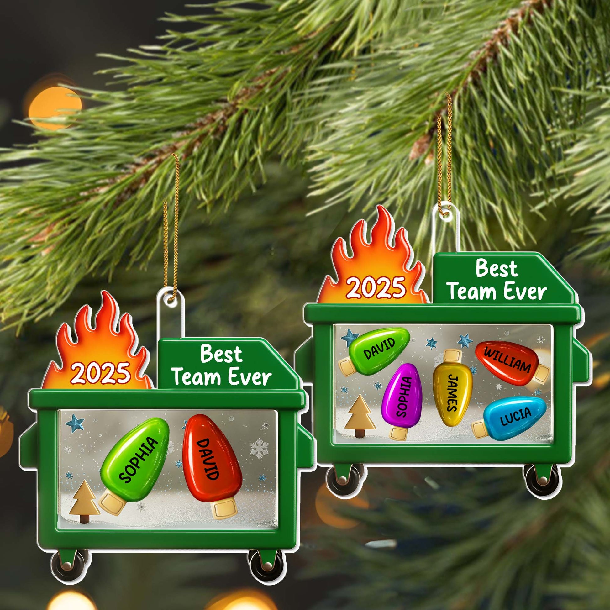 Best Team Ever Shopping Cart Ornament