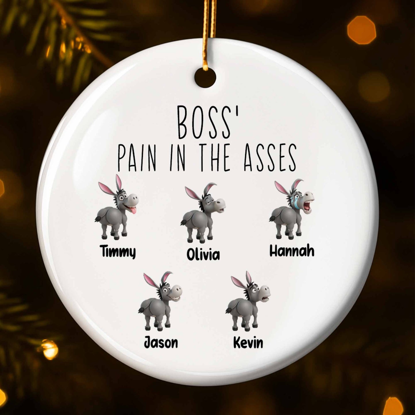 Boss' Pain In The Asses With Donkeys
