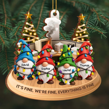 It's Fine, We're Fine, Everything Is Fine Christmas Gnome