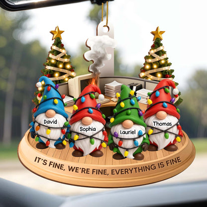 It's Fine, We're Fine, Everything Is Fine Christmas Gnome