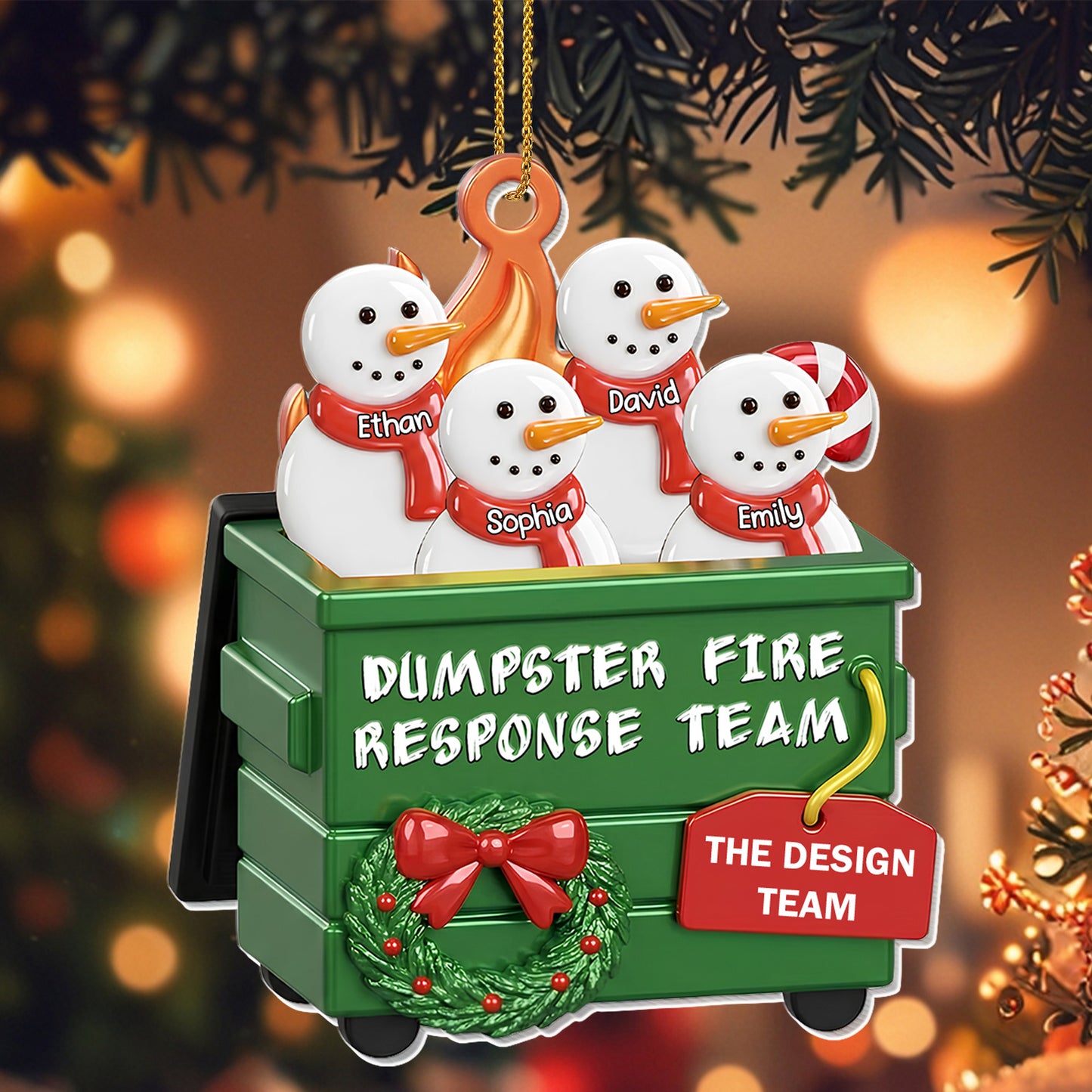 Dumpster Fire Team, Holiday Fun With Snowmen