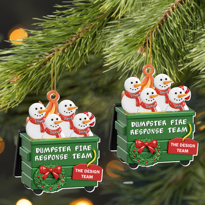 Dumpster Fire Team, Holiday Fun With Snowmen