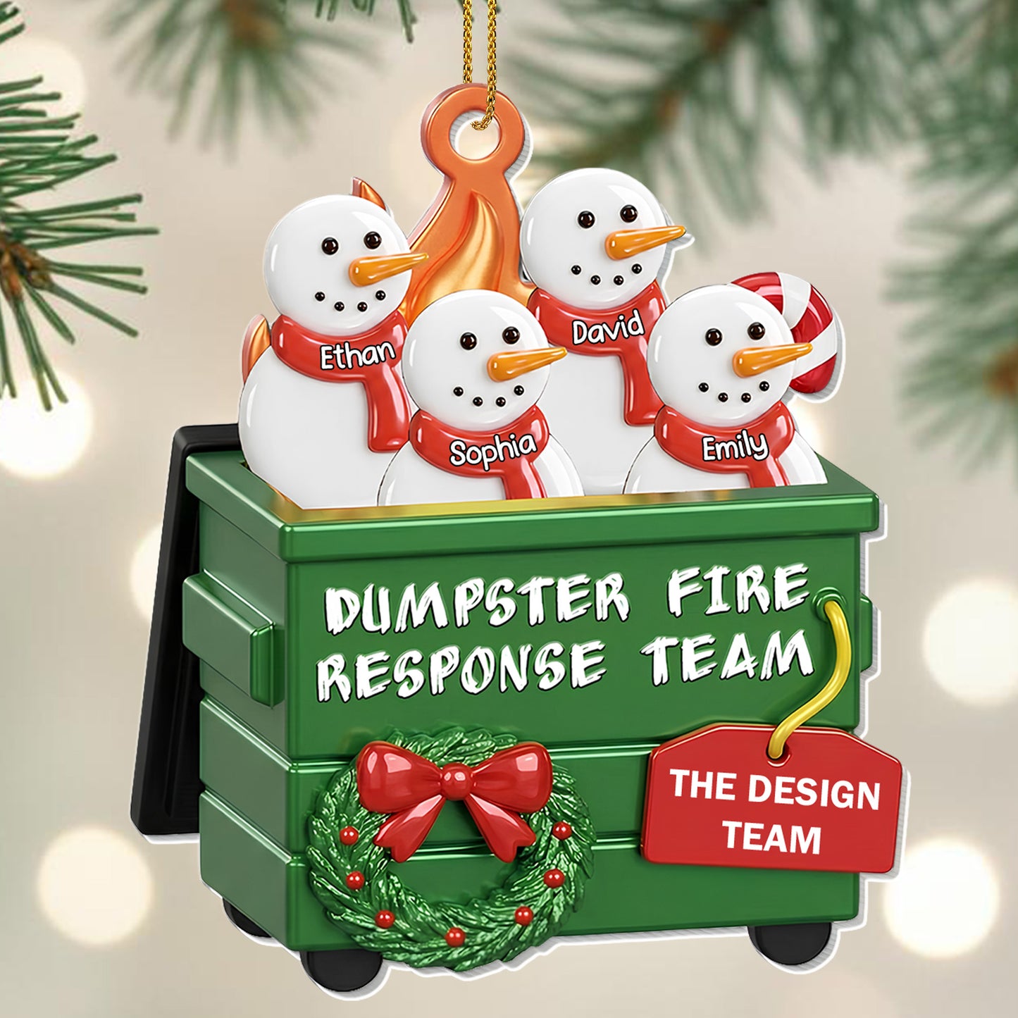 Dumpster Fire Team, Holiday Fun With Snowmen