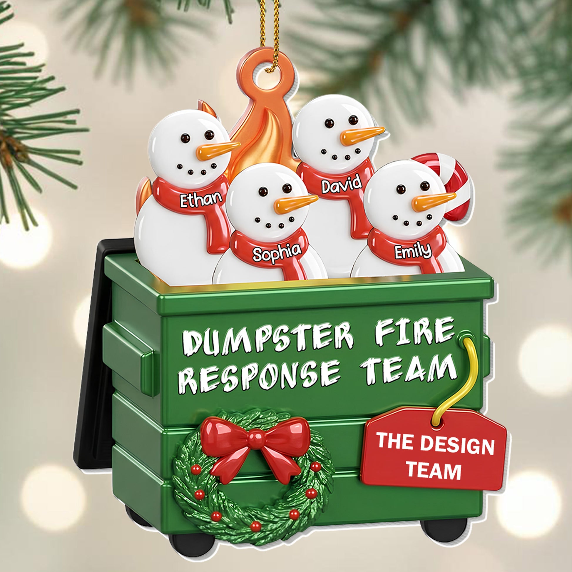 Dumpster Fire Team, Holiday Fun With Snowmen