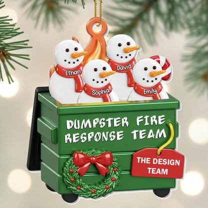 Dumpster Fire Team, Holiday Fun With Snowmen