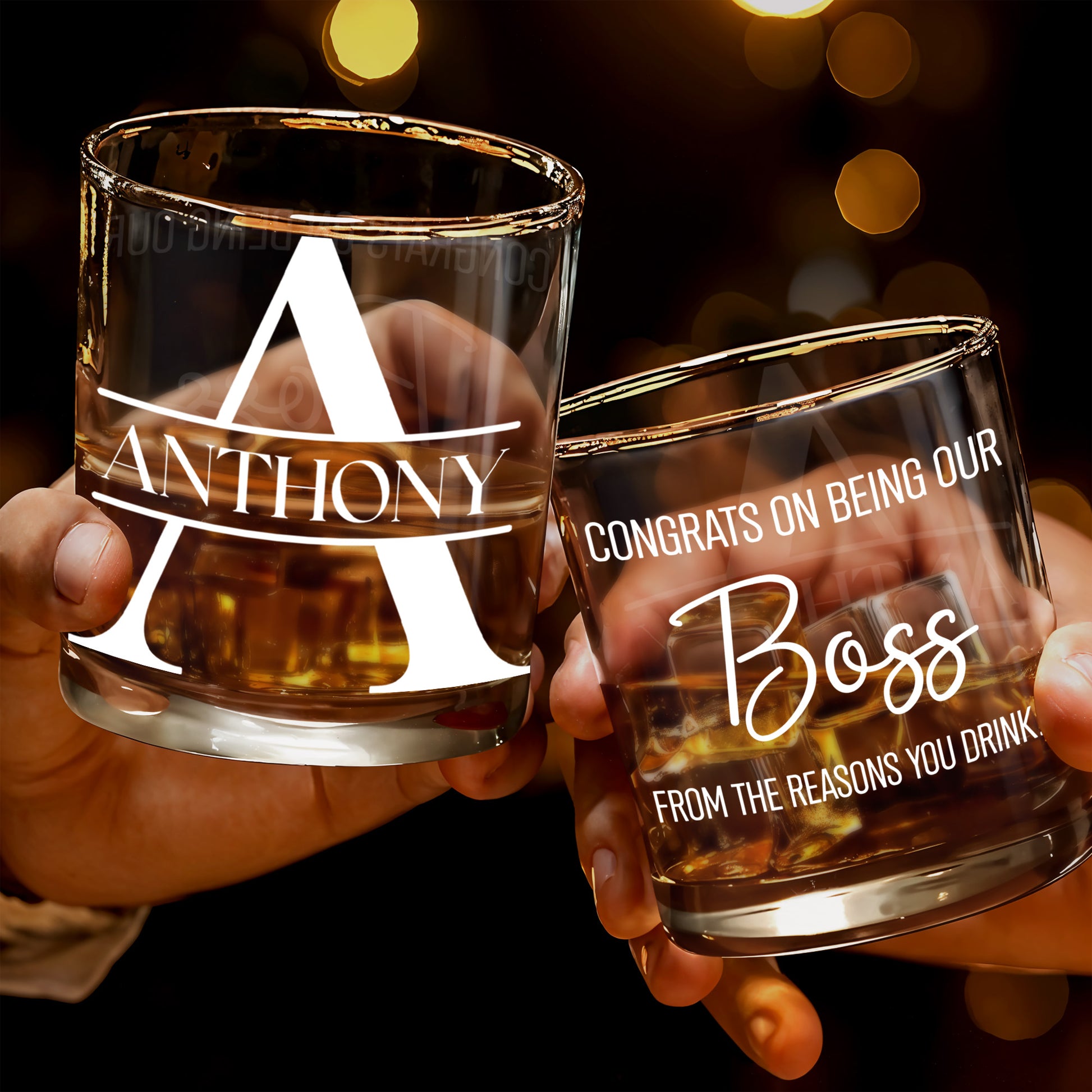 Personalize Your Own Unique Whiskey Glass Design