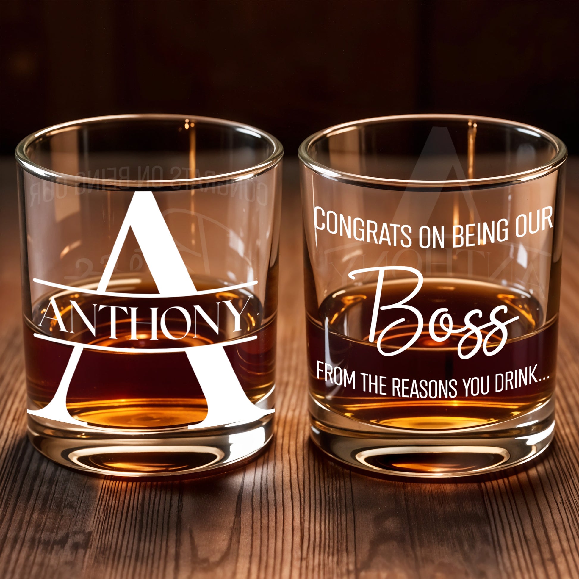 Personalize Your Own Unique Whiskey Glass Design