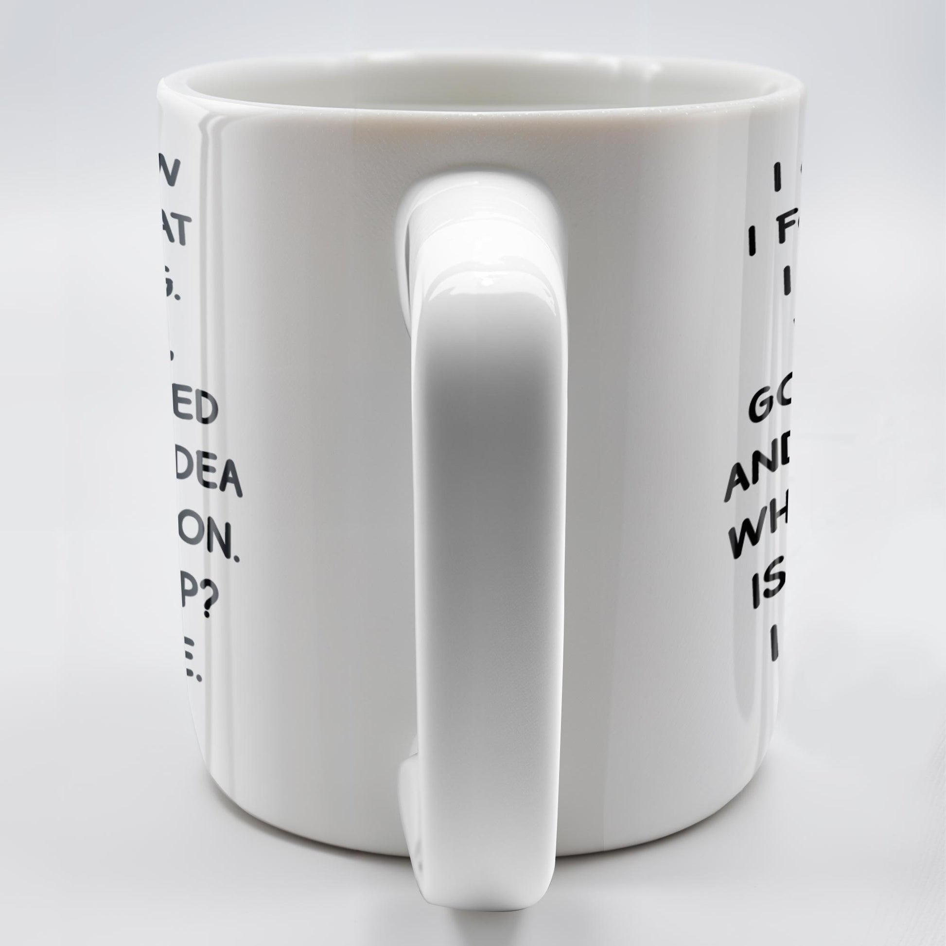 I Came I Saw Funny Quote Cup