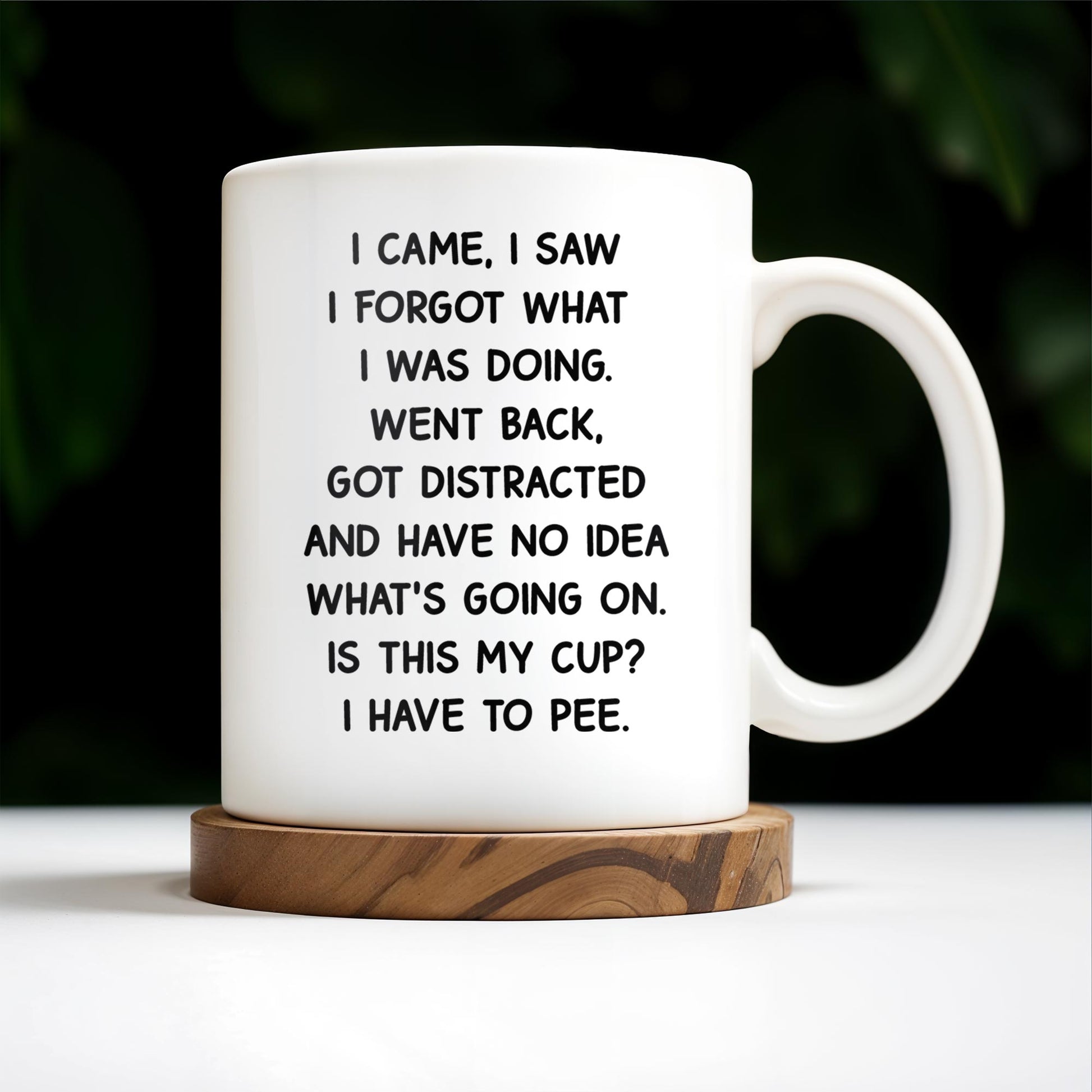 I Came I Saw Funny Quote Cup