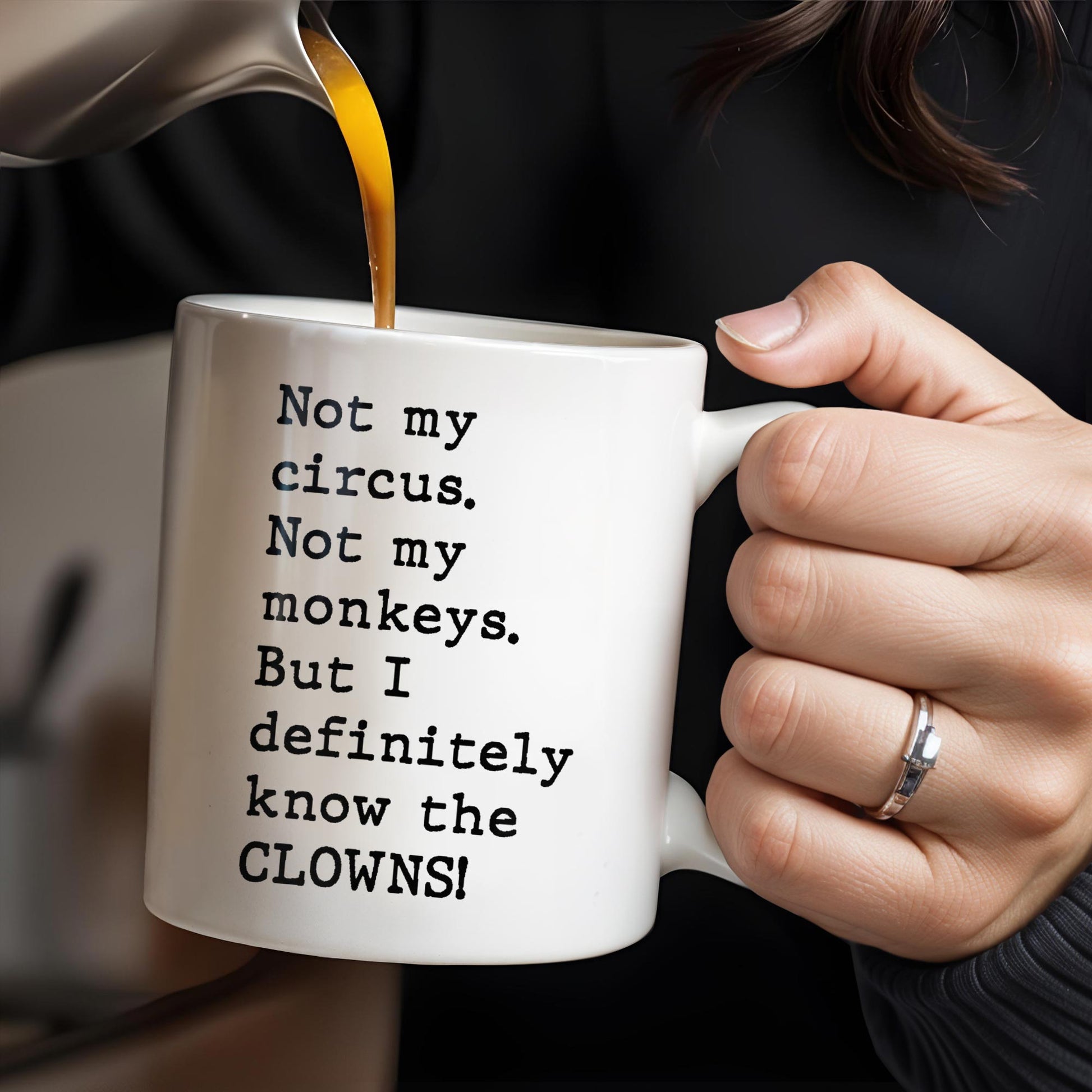 Not My Circus, Not My Monkeys, Know The Clowns Mug