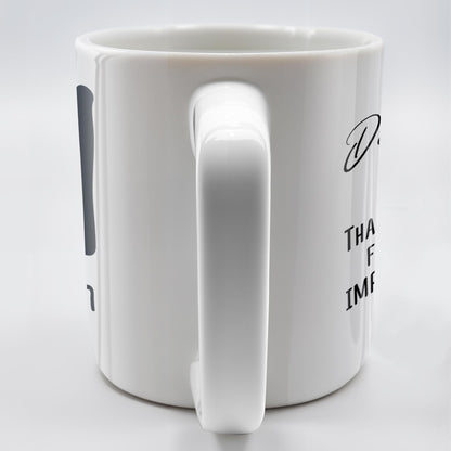 Difference Maker Appreciation Mug With Monogram