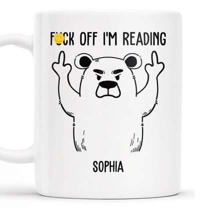 Leave Me Alone I'm Reading Angry Bear Design