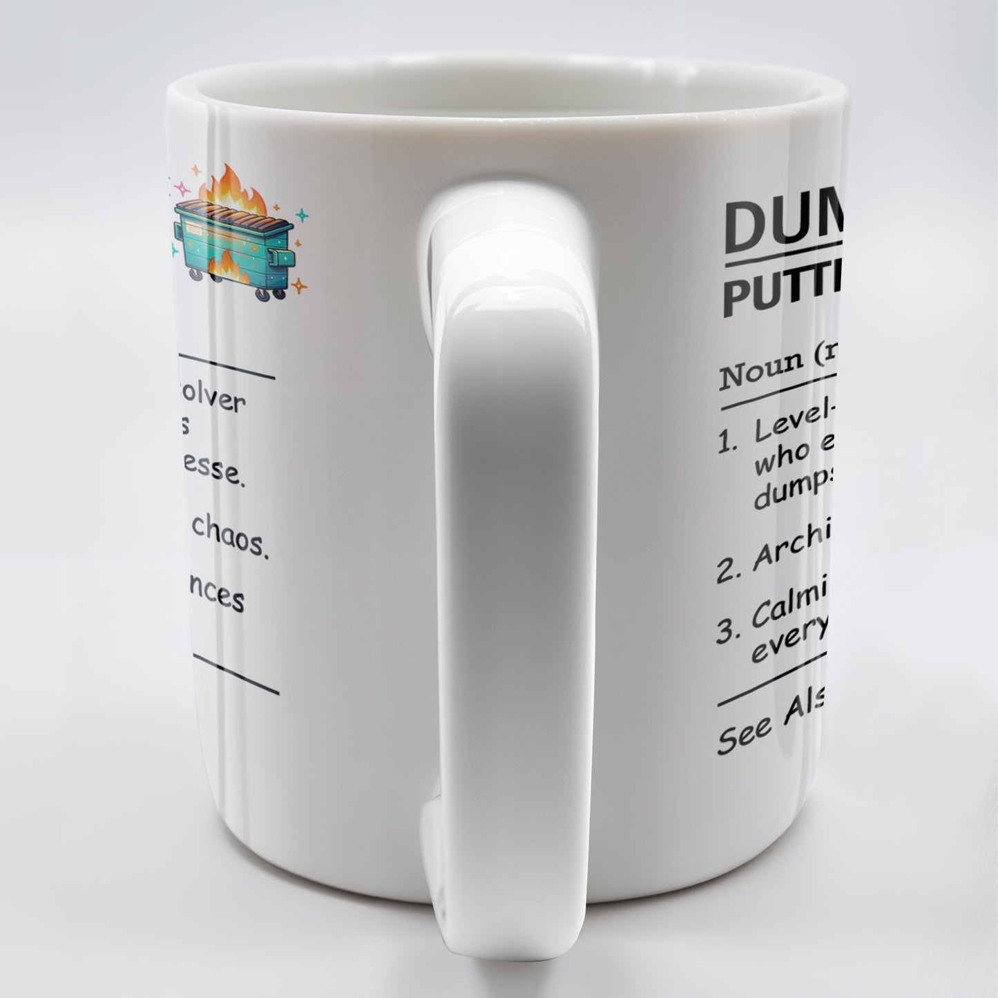 Dumpster Fire Putter-Outer For Colleagues And Friends