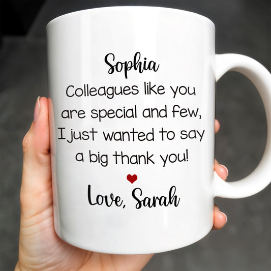 Thank You Colleague Special And Few With Heart