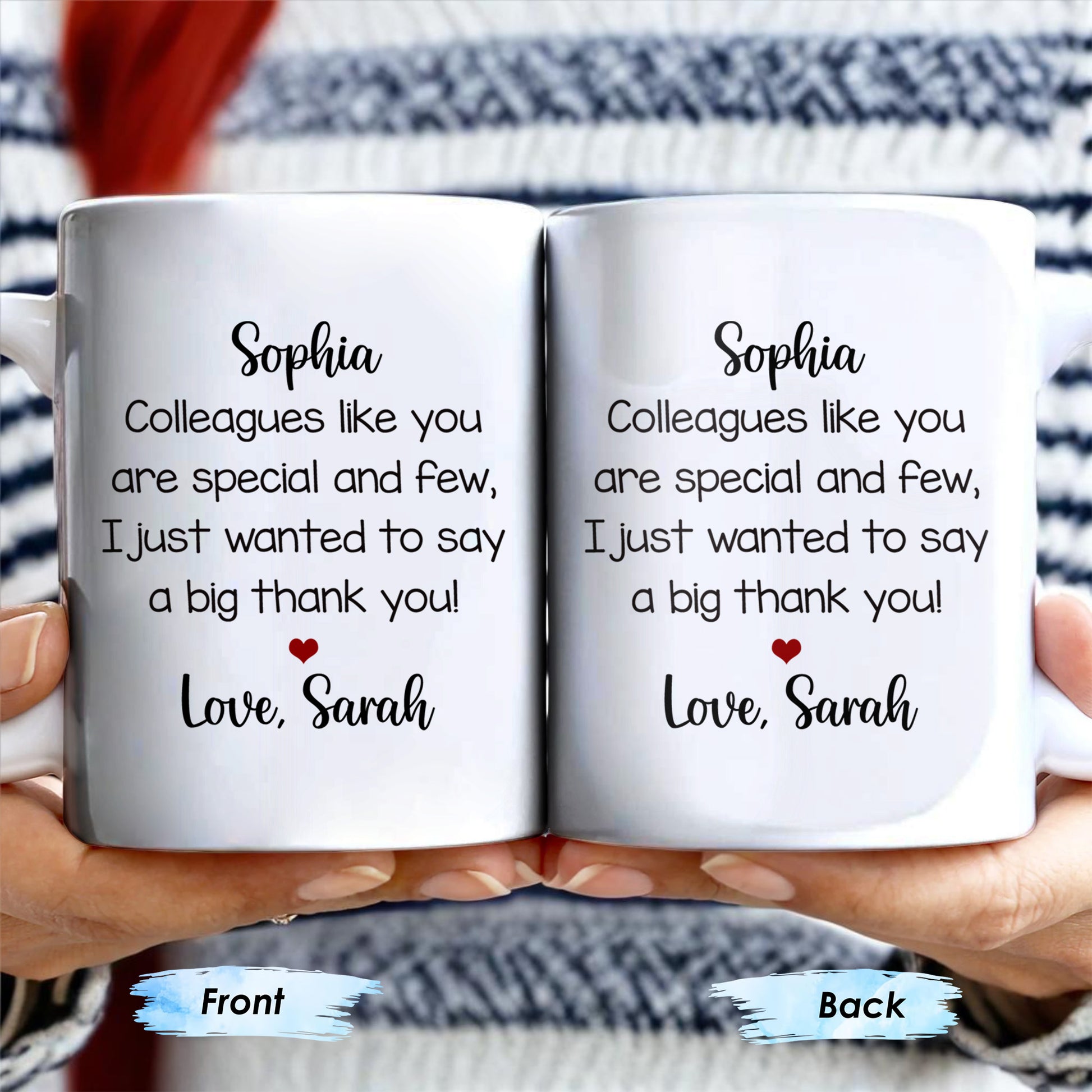 Thank You Colleague Special And Few With Heart