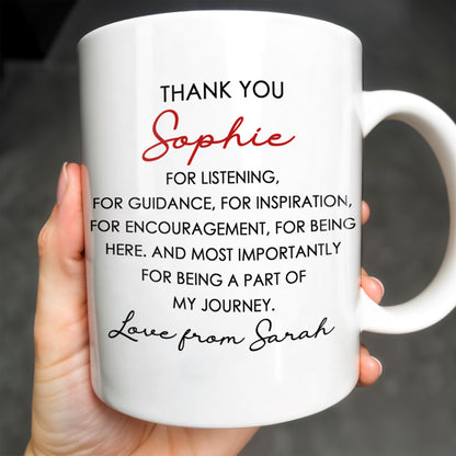 Thank You For Being A Part Of My Journey