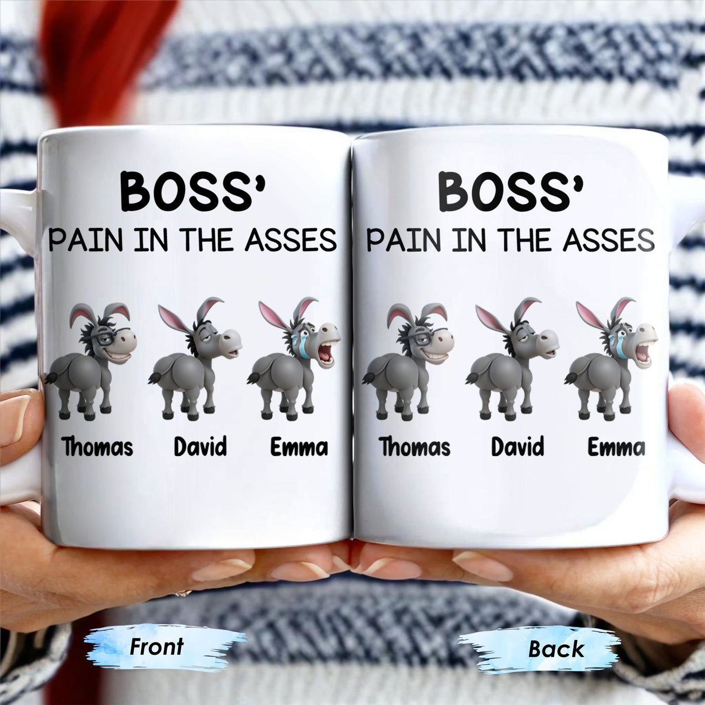 Boss' Pain In The Asses Featuring Playful Donkeys