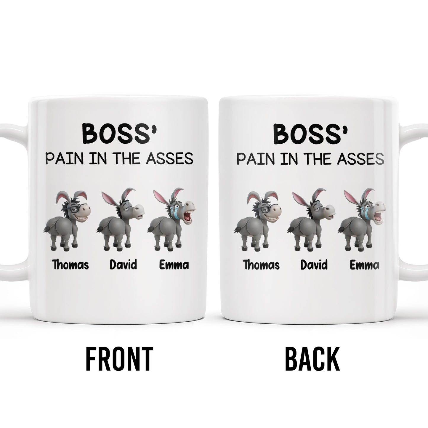 Boss' Pain In The Asses Featuring Playful Donkeys