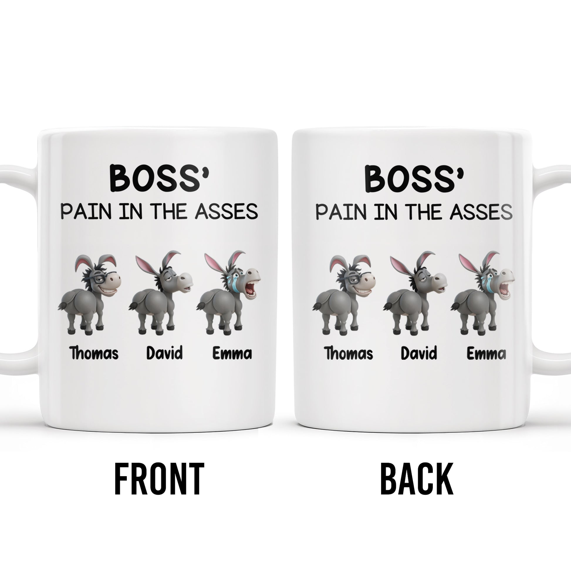 Boss' Pain In The Asses Featuring Playful Donkeys