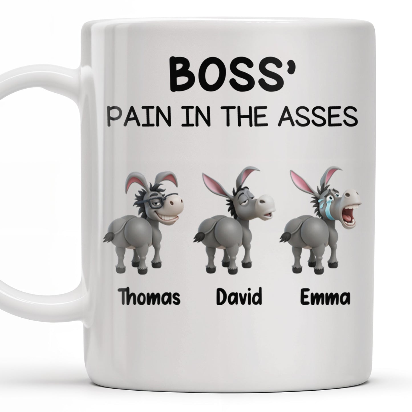 Boss' Pain In The Asses Featuring Playful Donkeys
