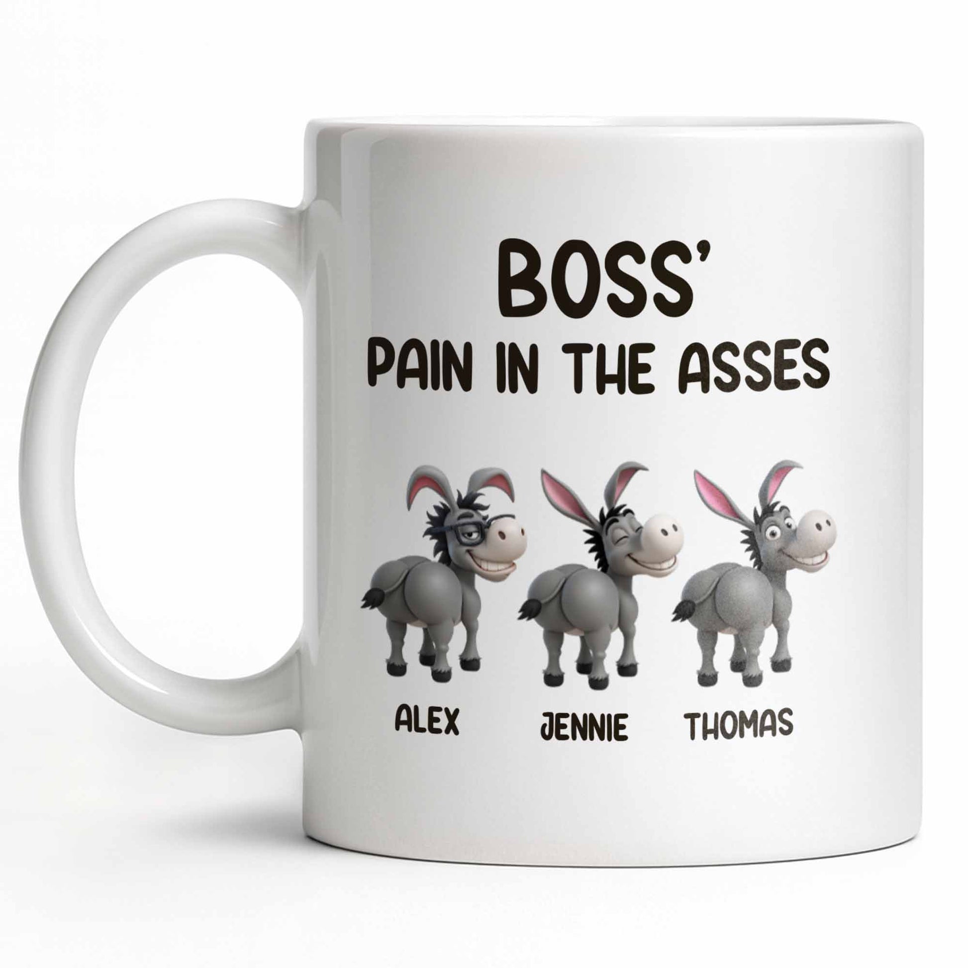 Boss’ Pain In The Asses, Fun Donkey Design