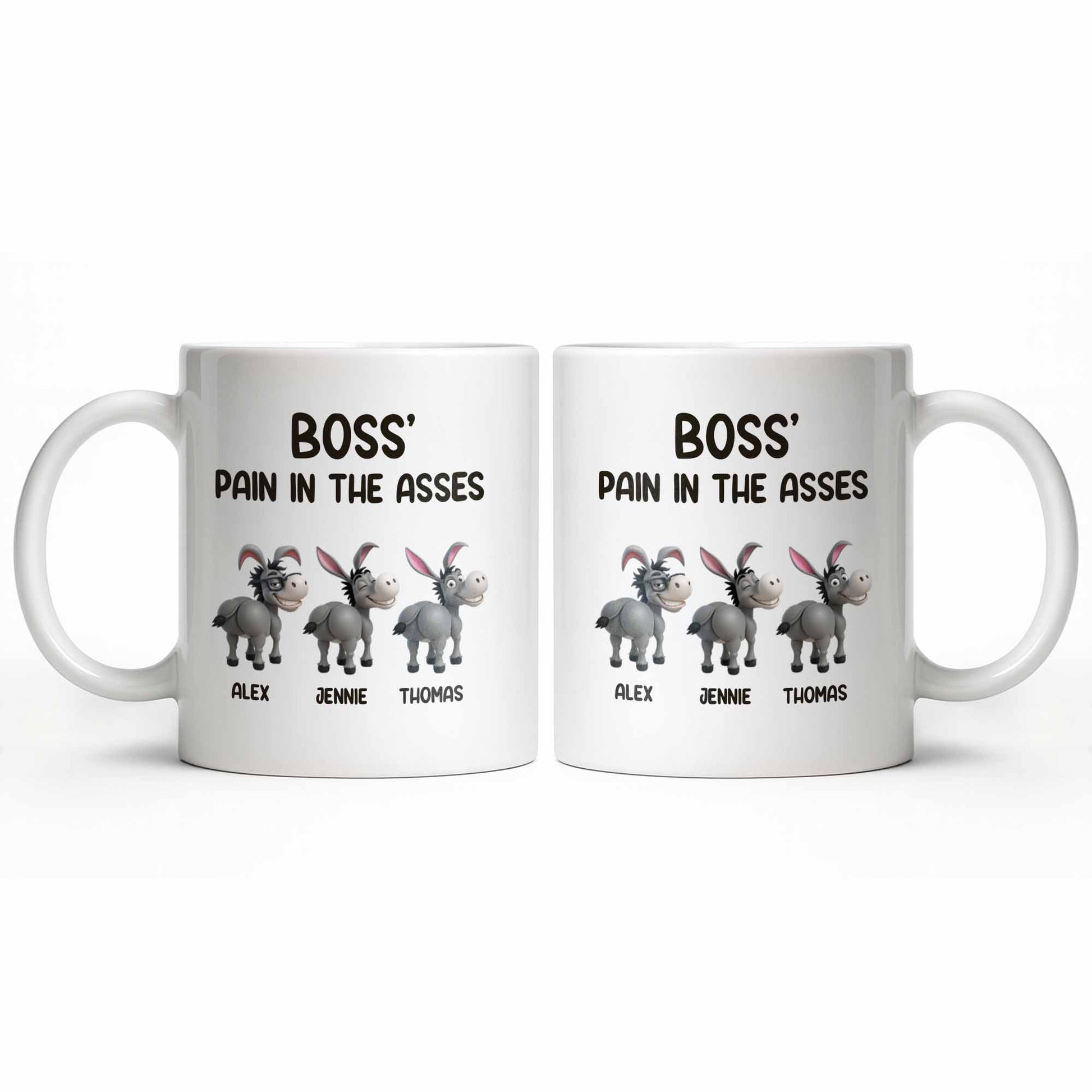 Boss’ Pain In The Asses, Fun Donkey Design