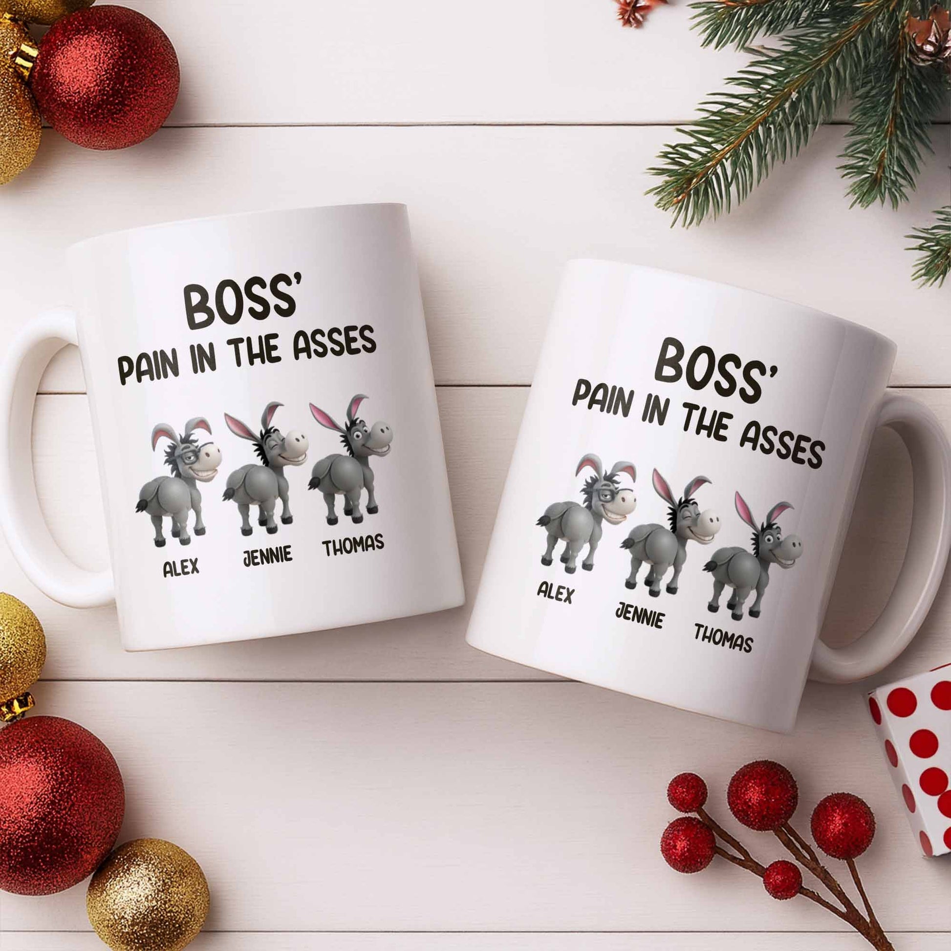 Boss’ Pain In The Asses, Fun Donkey Design