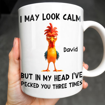 I May Look Calm, Rooster Design