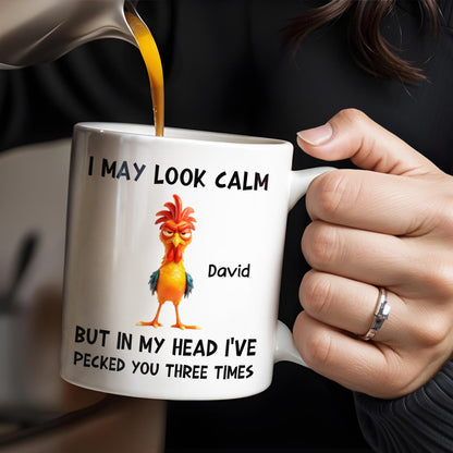 I May Look Calm, Rooster Design